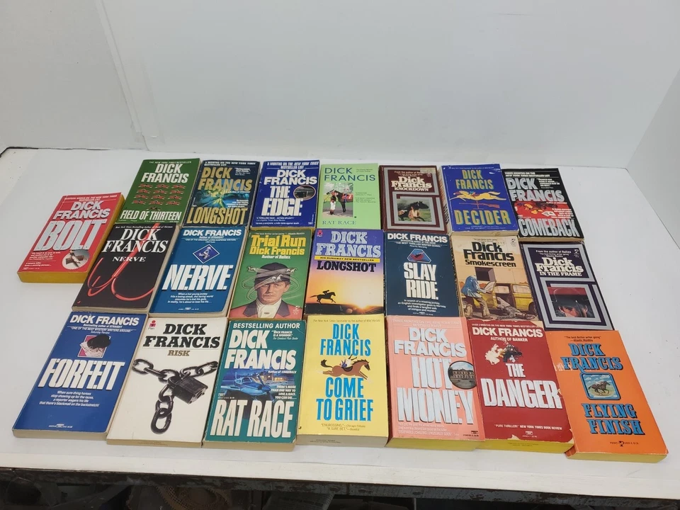 Bundle Lot Set of 22 - Dick Francis Mystery Crime Thriller - Novels Horse Race - Image 1 of 4