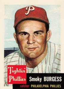 SMOKY BURGESS 1991 TOPPS ARCHIVES #10 1953 SERIES