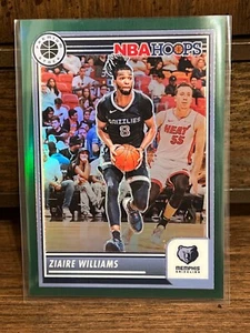 2023-24 PANINI HOOPS PREMIUM STOCK ZIAIRE WILLIAMS #260 GREEN PRIZM 10/75 - Picture 1 of 3