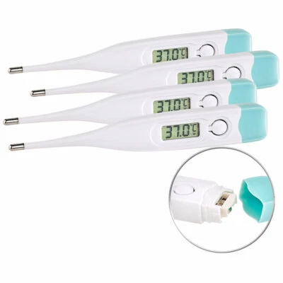 PEARL 4er-Set Medizinische Fieberthermometer mit Fieberalarm, digital, IP27