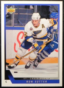 1993-94 93/94 Upper Deck #33 Ron Sutter St. Louis Blues - Picture 1 of 2