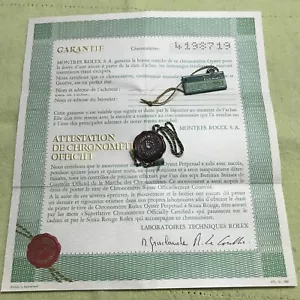 Rolex Vintage 70’s Day-Date Certificate & frog feet Red Tag Original Set‼️ - Picture 1 of 10