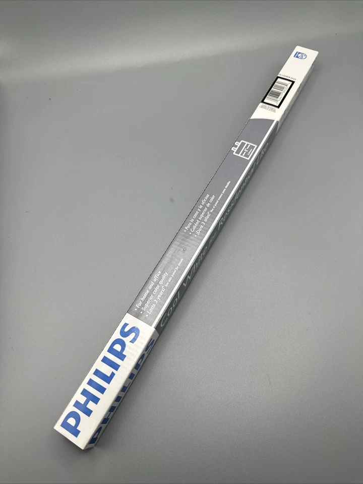 Phillips 15-Watt 18 in. Linear T8 Fluorescent Tube Light Bulb Cool White - Image 1 of 4