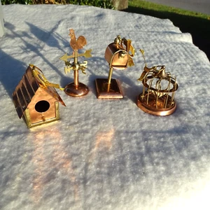 Vintage Puppenhaus Miniaturen Kupfer Messing Outdoor Bauernhaus - Bild 1 von 6