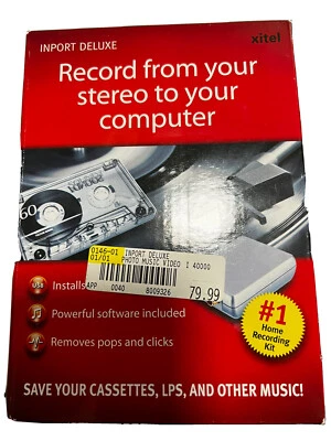  Record From Your Stereo To Your Computer inport deluxe audio recording kit NEW - Image 1 of 4