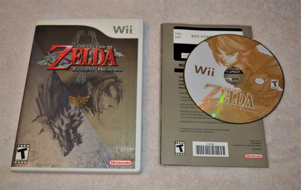 The Legend Of Zelda Twilight Principessa Nintendo Wii Gioco Case, Artistico, Reg - Immagine 1 di 1