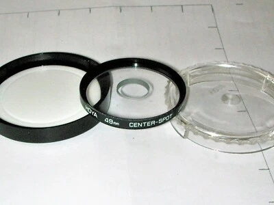 Hoya 49mm Centre Spot Lens Filter - Image 1 of 2