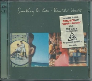 SOMETHING FOR KATE "BEAUTIFUL SHARKS" 1999 LTD ED DOUBLE OZ CD ALBUM EXC. - Imagen 1 de 2