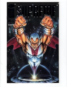 Supreme #1 (sehr guter Zustand) [1992 Bild Comics] geprägtes Cover - Bild 1 von 1