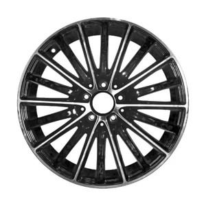 Refurbished 18x8.5 Machined Gloss Black Wheel fits 2019-2021 Mercedes C300 - Picture 1 of 1