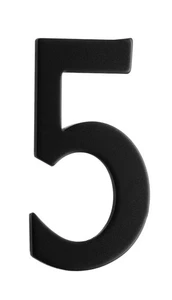 Smedbo Briefkastennummer Ziffer 5 Schwarz - Bild 1 von 1
