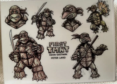 TMNT First Sketch Turtles Eastman Laird NECA SDCC Exclusive 40th Anniversary 1st - Image 1 of 4