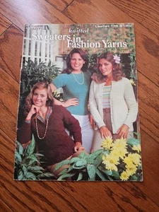 Sweaters In Fashion Yards Leisure Arts Pattern leaflet 176 - Picture 1 of 1