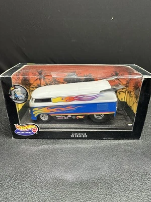 Hot Wheels Collectibles Custom VW Drag Bus 1:18- RARO Nuevo  Foto 1 de 4