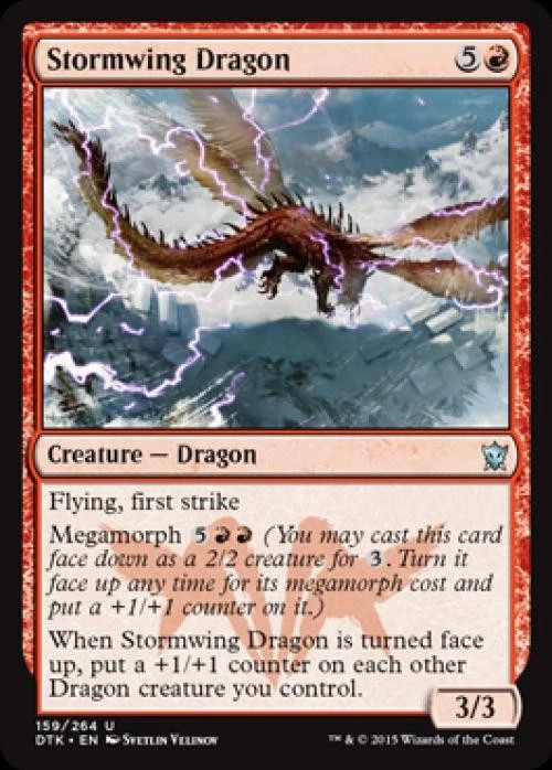 Stormwing Dragon -Foil Near Mint MTG Dragons of Tarkir - Image 1 of 1