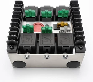 MGI SpeedWare Fused Relay Panel Box and 12vDC Wiring Kit (6 Relay) 6 - Picture 1 of 5