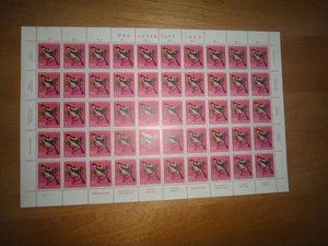 switzerland mint sheet dated 1968 semi postal 30+10 - Picture 1 of 2