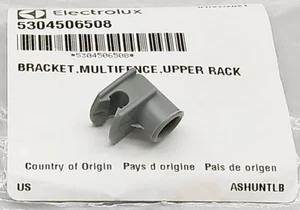 154242003 Frigidaire Dishwasher Upper Dish Rack Multifence Bracket - New OEM - Picture 1 of 3