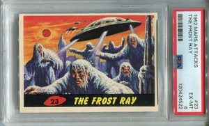 1962 Mars Attacks #23 The Frost Ray PSA 6 EX-MT - Picture 1 of 2