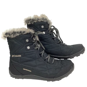 Columbia Minx Shorty III Mujer Talla 6 'Guijarro Negro' Acolchado Forrado de Piel BL5961-010 - Imagen 1 de 8