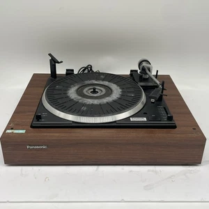 Panasonic Belt Drive Automatic Turntable VTG Woodgrain Record Player *PARTS REP - Picture 1 of 5