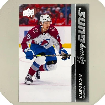2021-22 Upper Deck Series 2 - Sampo Ranta #457 Young Guns Rookie Hockey Card RC - Image 1 of 3