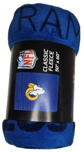 Los Angeles Rams NFL Classic Fleece Überwurf Decke 50" x 60" blau & weiß gelb - Bild 1 von 5