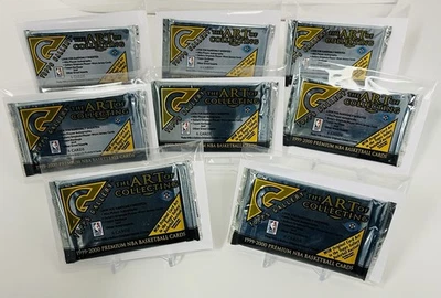 1999-00 TOPPS GALLERY BASKETBALL FACTORY SEALED HOBBY PACK LOT OF (x8) PACKS! - Image 1 of 4
