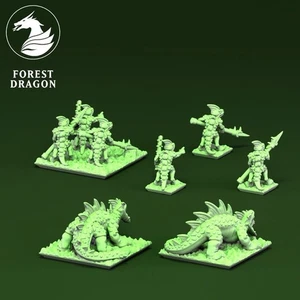 fire lizard reptilian 10mm - Picture 1 of 1