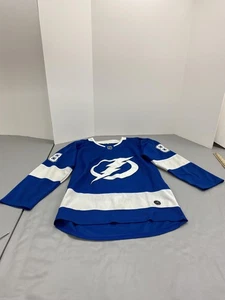 Tampa Bay Lightning Jersey Mens Large 52 NHL Hockey Vasilevskiy 88 Adidas Blue - Picture 1 of 19