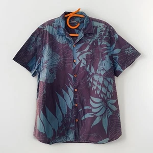 Desigual Hawaiian Shirt Vintage Men’s XL Collar Button-Up Tropical Floral Party - Picture 1 of 13