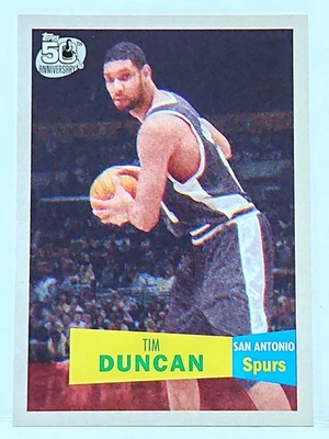 2007-08 Topps 50th Anniversary Tim Duncan #21 San Antonio Spurs - Image 1 of 2