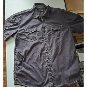 Mens Michael Brandon Denim Wash Button Down Shirt Size Medium - Picture 1 of 7