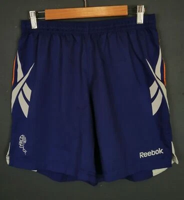 PANTALONES CORTOS HOMBRE REEBOK BOLTON WANDERERS 2010/2011 FÚTBOL TALLA M Foto 1 de 4