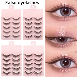 5 pares de pestañas postizas manga manga Little Devil cosplay extensión natural pestañas largas - Imagen 1 de 25