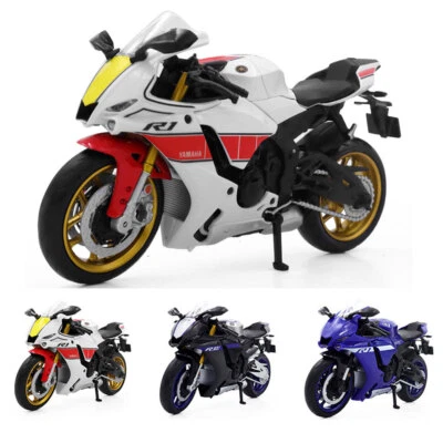1/12 Yamaha YZF-R1M Motorrad Modell Die-cast Spielzeug fur Kinder Junge Sammlung - Bild 1 von 4