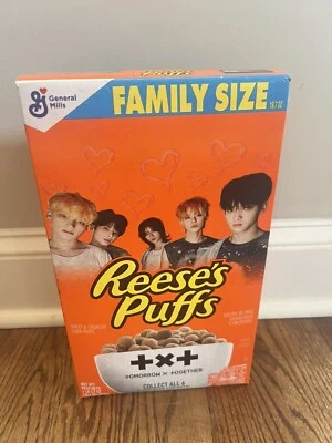 TXT General Mills Reese’s Puffs Limited Edition Collectible Cereal NEW - Image 1 of 4