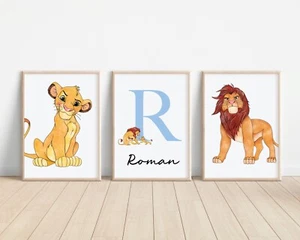 Disney Lion King Prints Children's Bedroom Wall Art Poster Gift A3 Prints Only - Picture 1 of 4