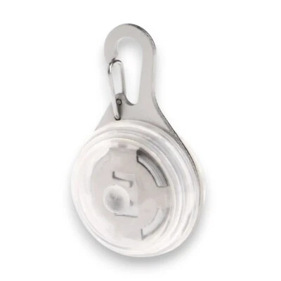 LED Collare Per Cani Con Luce Lampeggiante Di Sicurezza Trasparente - Immagine 1 di 3