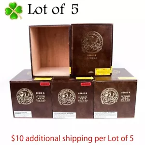 Lotto di 5 La Gloria Cubana n. "Scatola sigari legno vuoto 6 serie R 6,5"" x 5"" x 5" - Foto 1 di 12