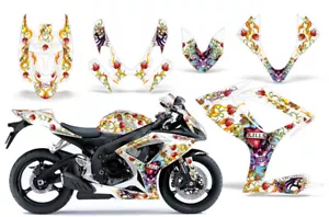 Street Bike Graphics Decals For Suzuki GSXR 600 & 750 2006-2007 LOVEKILLS W - Picture 1 of 2