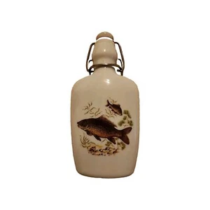 Porcelain Flask Fish Theme - Picture 1 of 1
