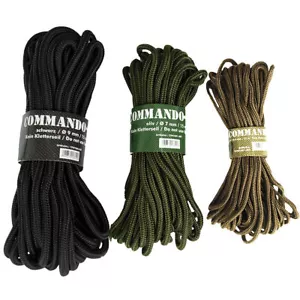 Commando Seil 15 Meter Survival Leine Strick Reepschnur Armee Schnur v. Stärken - Bild 1 von 4