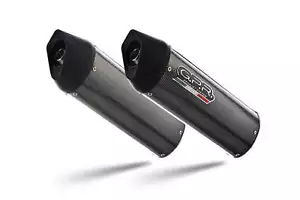 Husqvarna Terra - Strada 650 2013-2015 Escape GPR Doble Slip-on Furore Poppy - Imagen 1 de 7