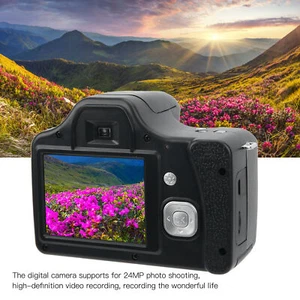 (Standard)Digital Camera 3.0 Inch LCD Screen 18X Zoom HD SLR Camera 24MP Photo - Picture 1 of 19