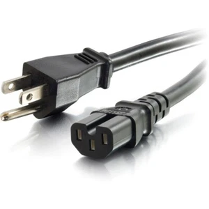 100x Bulk Lot 6ft Notched 18AWG IEC C15 3 Prong Power Supply Cords Cables - Picture 1 of 1