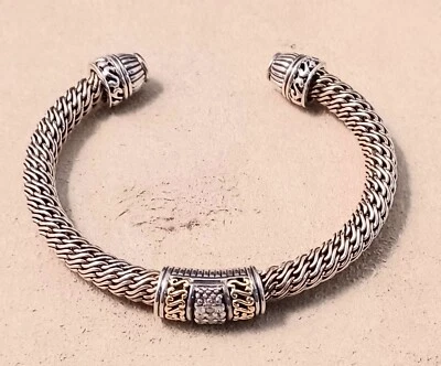 Brazalete Effy D'oro de diamantes de ley y 14 k Foto 1 de 4