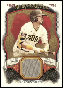 2024 Topps Allen & Ginter JAKE CRONENWORTH Jersey Relic Padres - Picture 1 of 2