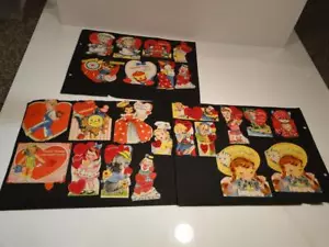 1950s Valentine's Day Cards Scrapbook Pages 28 Cards 2 Easter - Picture 1 of 5