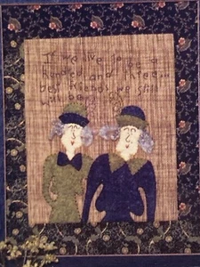 August If We Live to Be..Best Friends Pieces From My Heart Wall Quilt Pattern - Picture 1 of 4